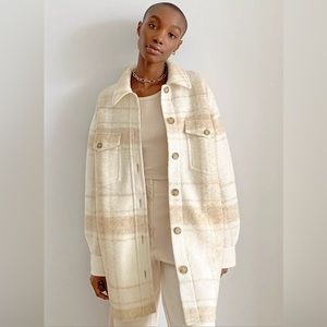 Aritzia Wilfred Free The Ganna Shirt Jacket | Size L